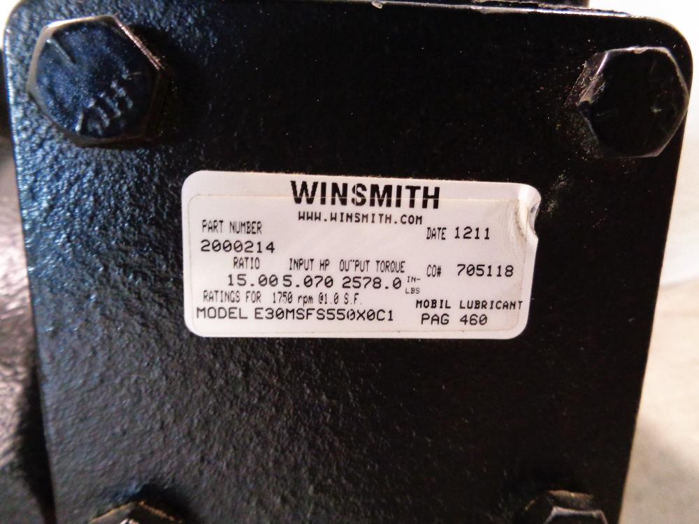 Winsmith SE Encore Gearbox, Ratio 15, #E30MSFS550X0C1
